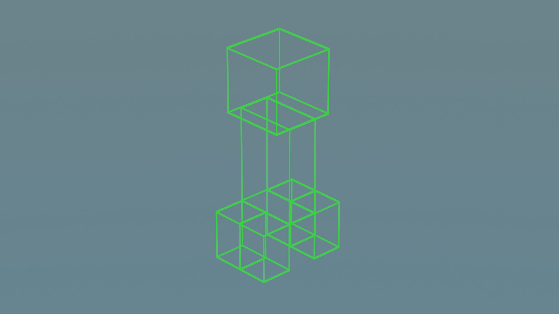Creeper Wireframe