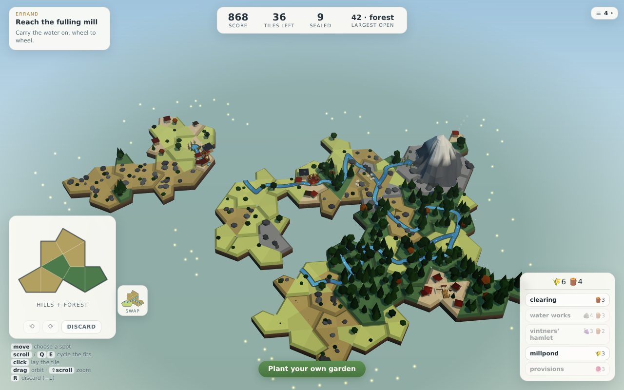Screenshot of Aperiodic Garden