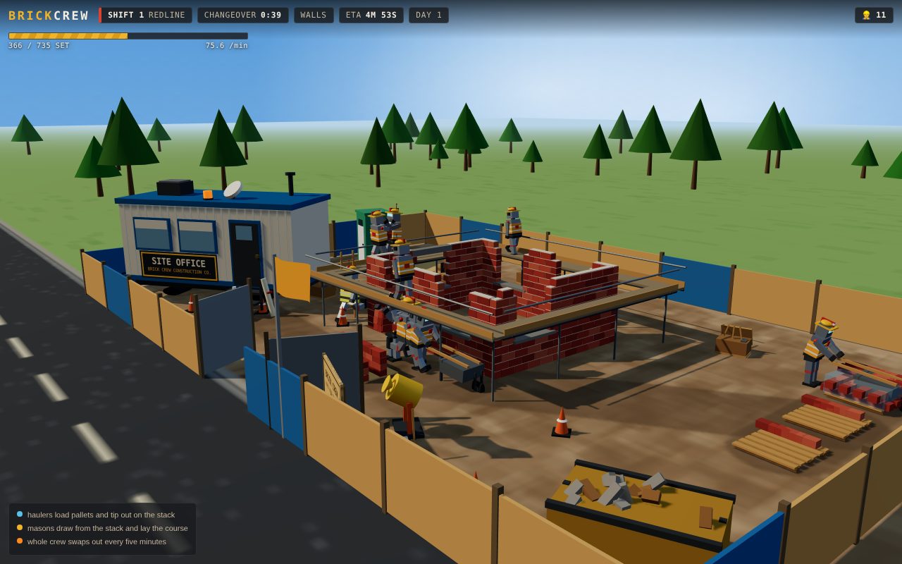 Screenshot of Brick Crew