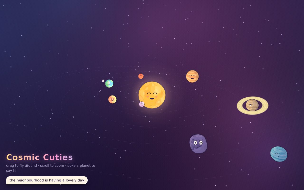 Screenshot of Cosmic Cuties