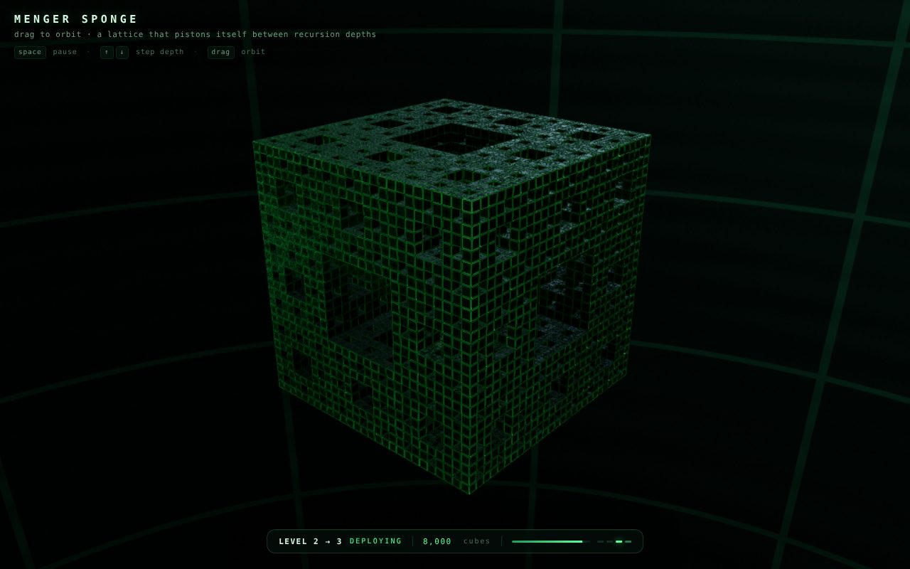 Screenshot of Menger Sponge