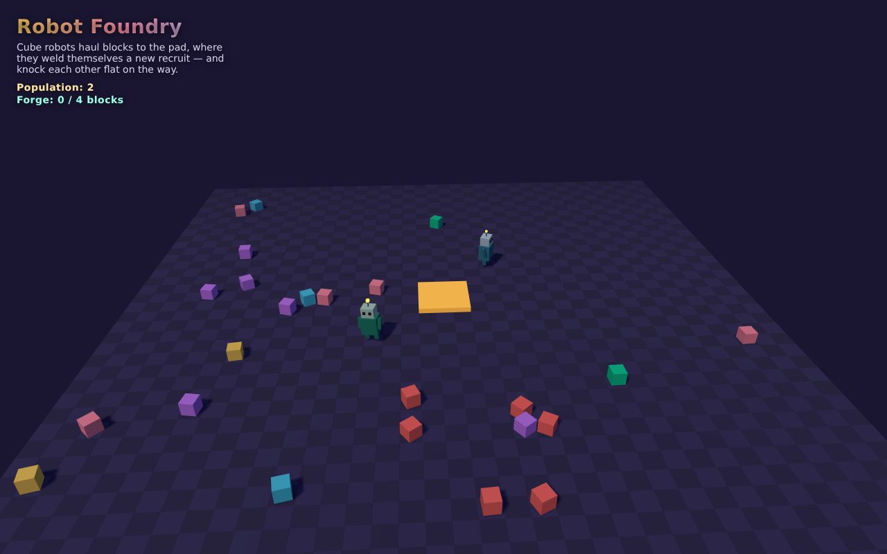 Screenshot of Robot Foundry