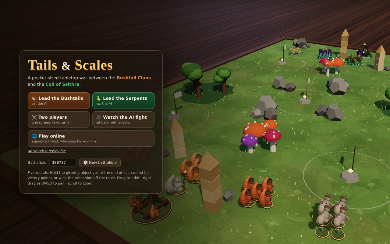 Screenshot of Tails & Scales